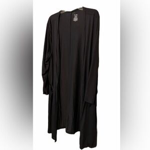 NWOT womens size 1x black midi  cardigan T23
